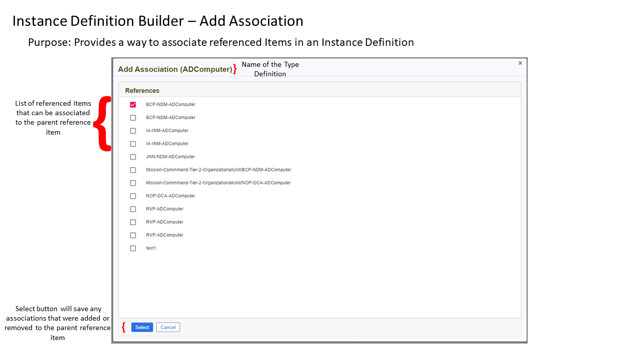 Add Association to Instance Definition Annotated Guide