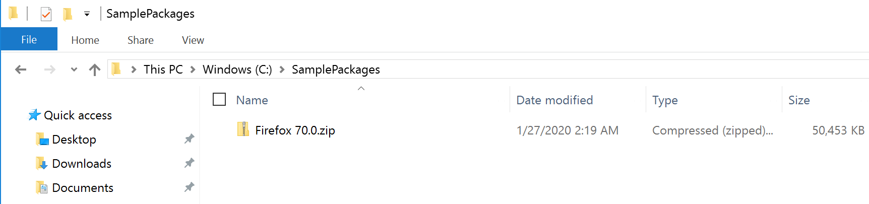 Figure 1 Firefox v70.0 Rps Package