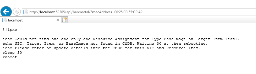 *Resource Assignment Cannot Be Determined* iPXE Script alt text