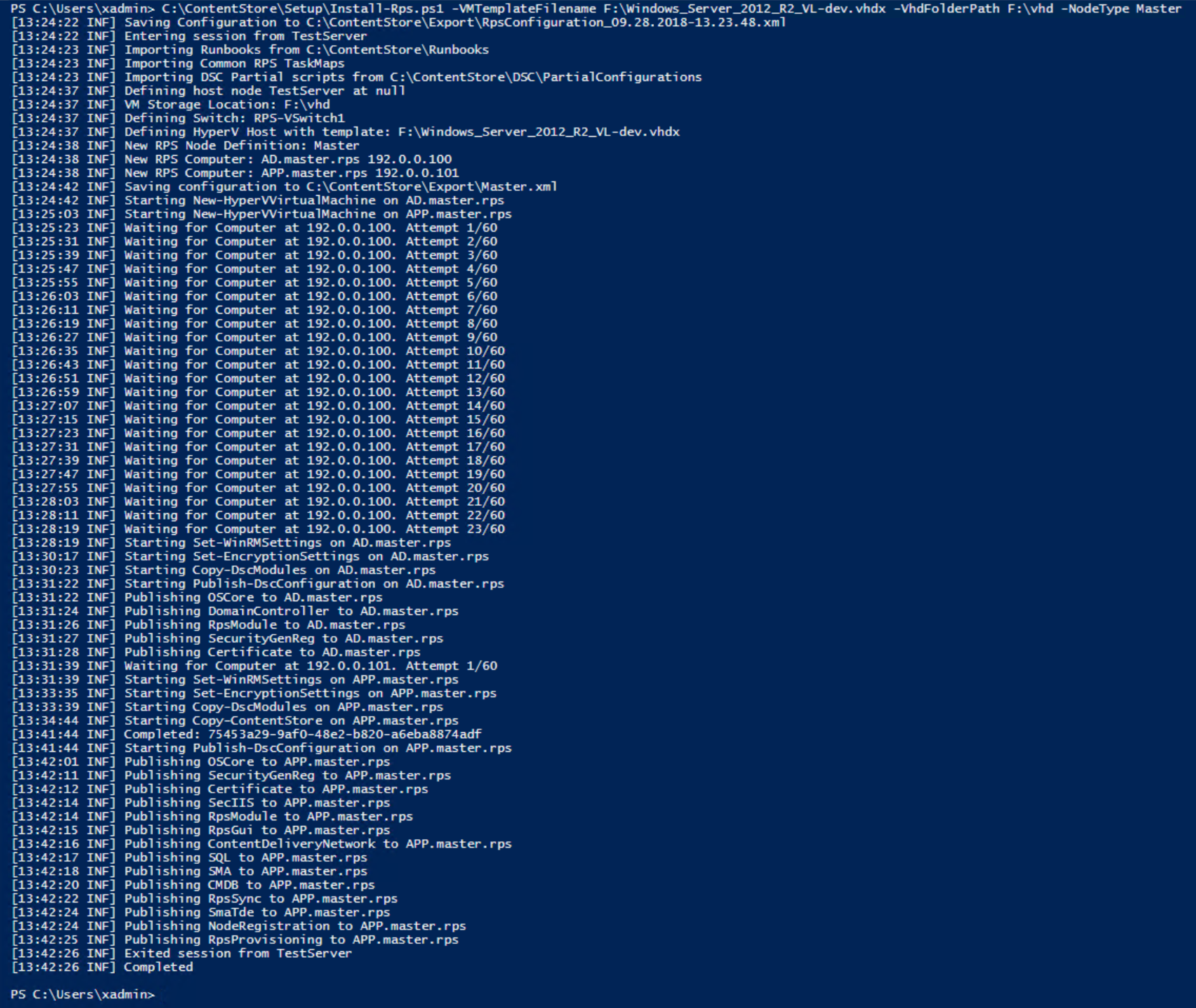 Installoutput