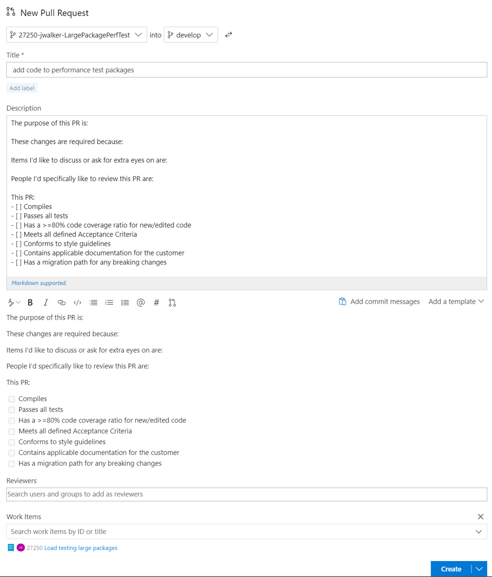 Figure 10: Common Repo PR Review Form
