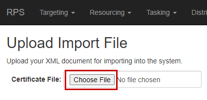 Figure 3: Select the certificate file.