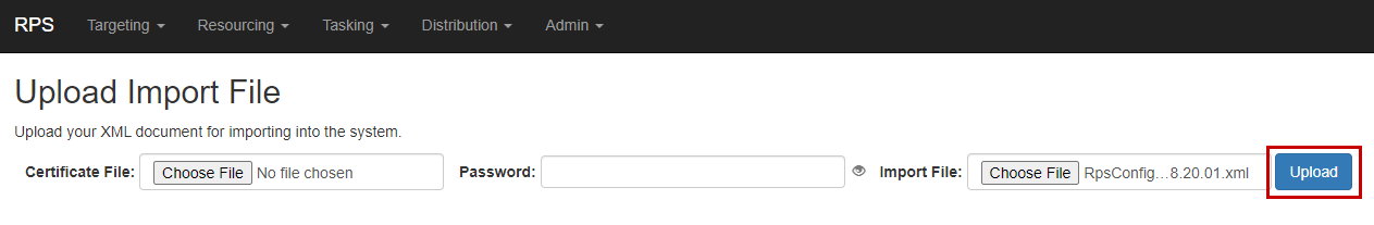 Figure 6: Click **Upload**.