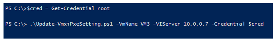 Configuring ESXi Image Last