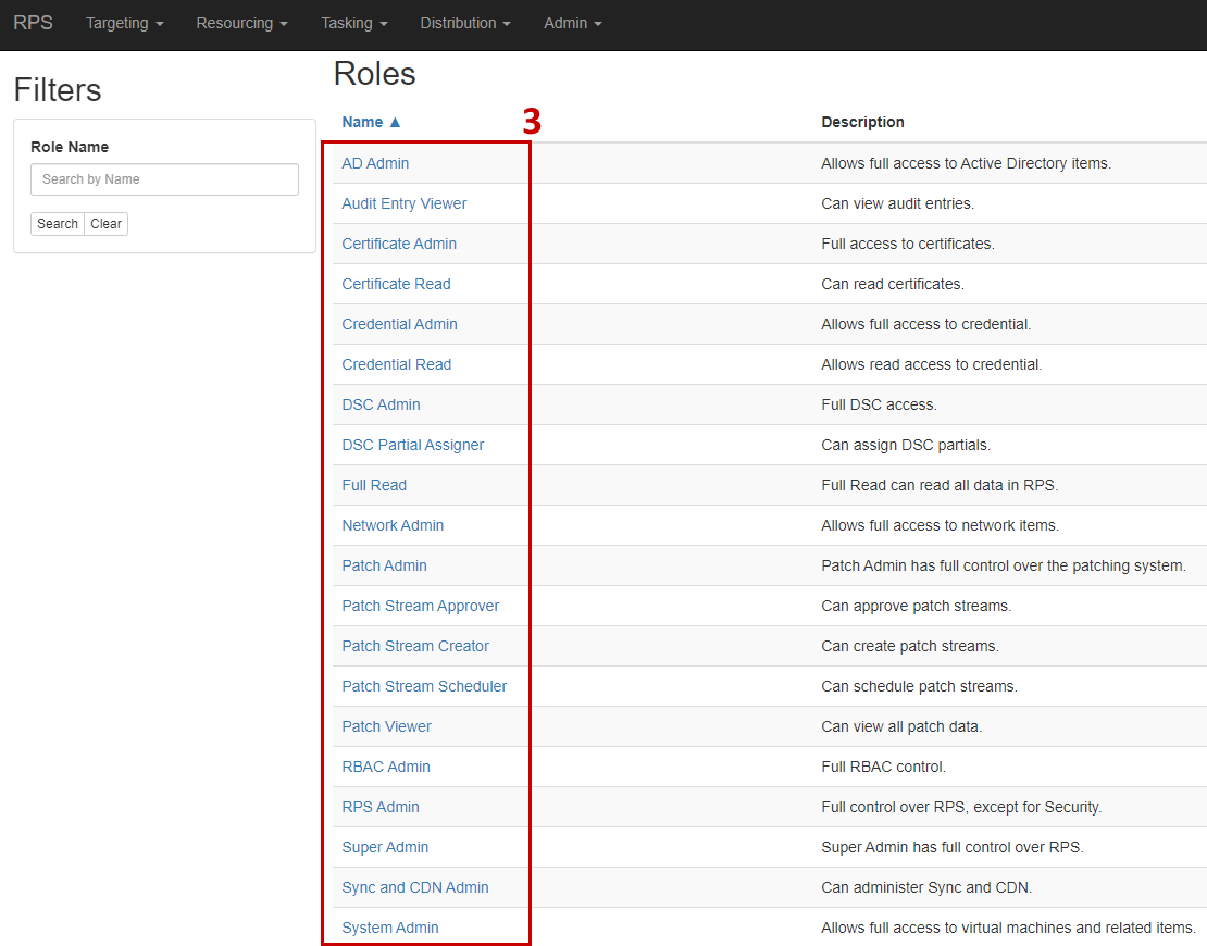 Figure 2: Select a role to add the user to.