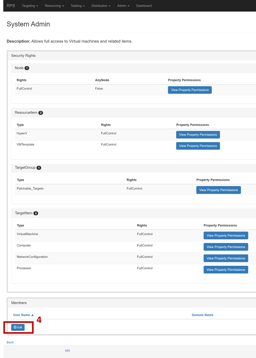 Figure 3: In the 'Members' section, click **Edit**.