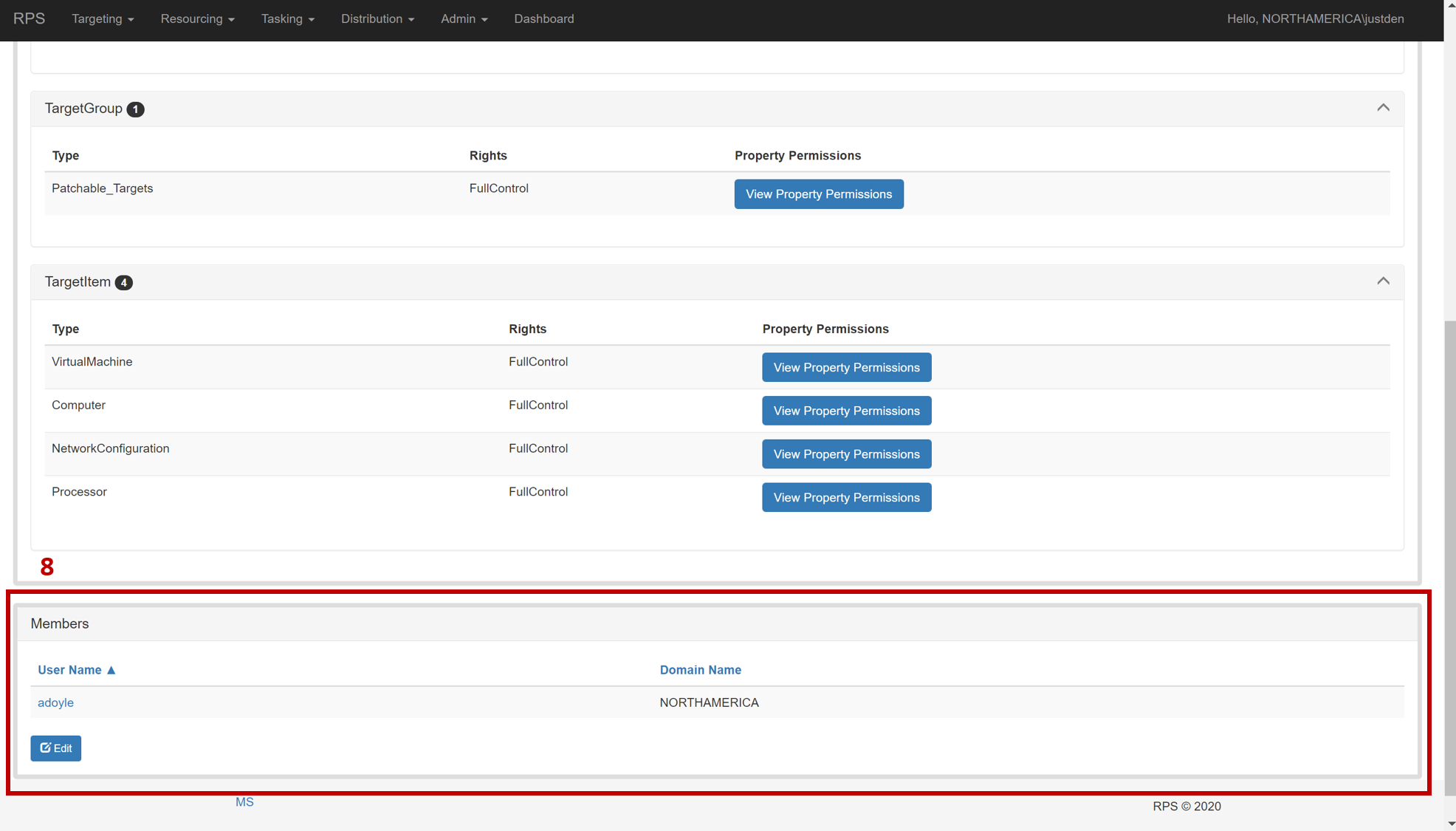 Figure 6: The added user displays under the role's 'Members' section.