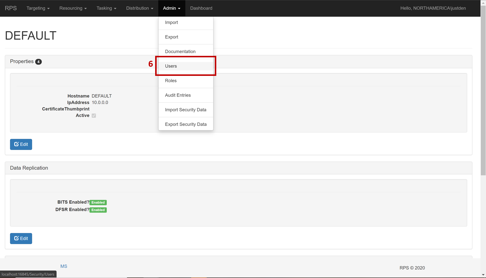 RBAC: How to Import and Export Users with the Web User Interface