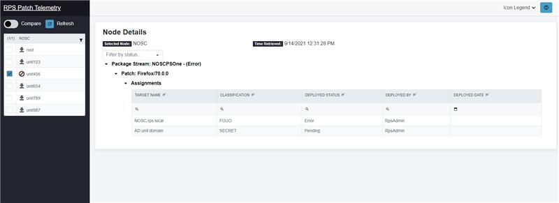 Figure 5: Node Details panel with expanded data (Compare mode off).