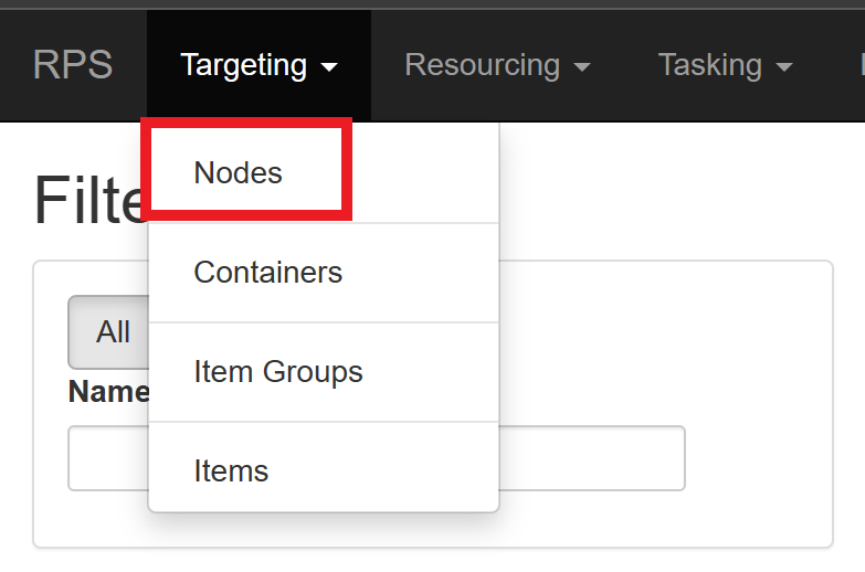 Figure 1: Navigate to the local node.