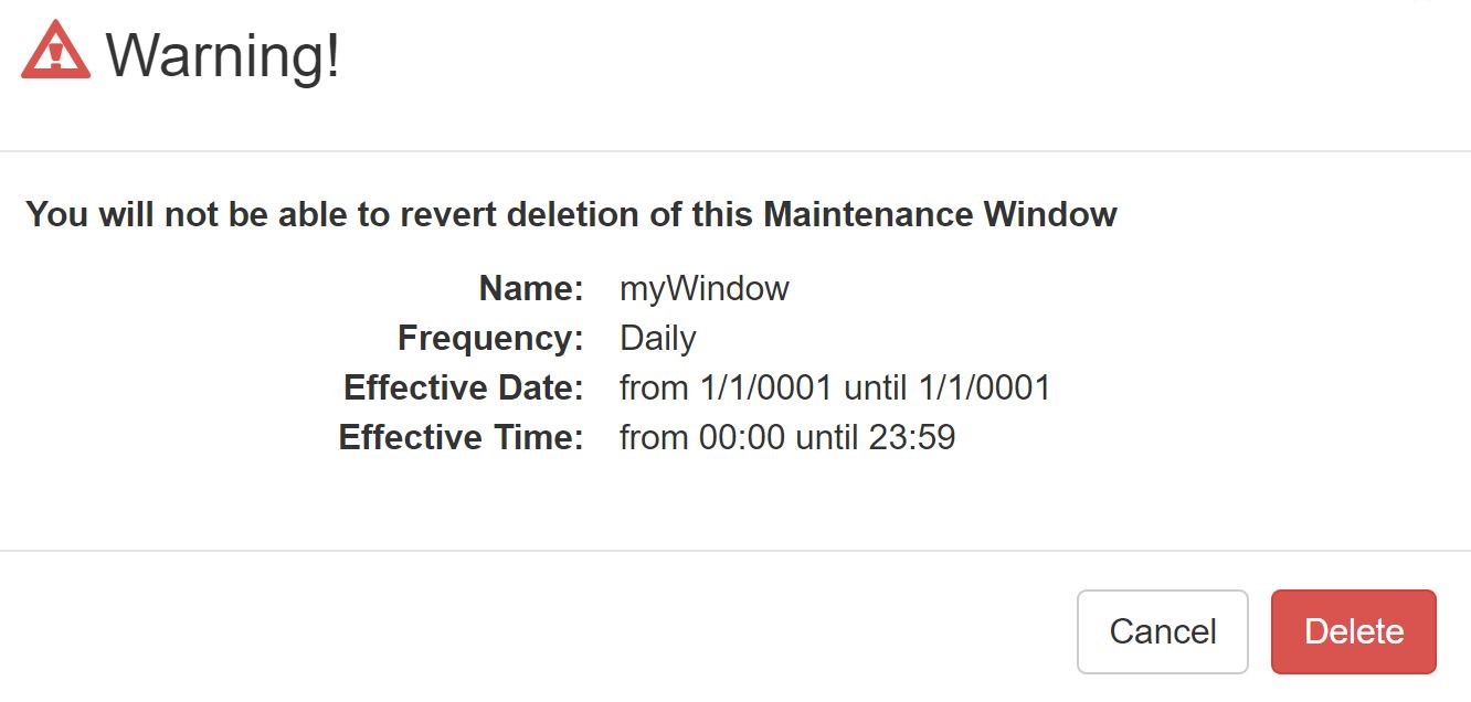 Figure 7: Warning Dialog Box