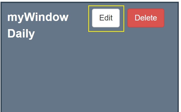Figure 5: Edit Button
