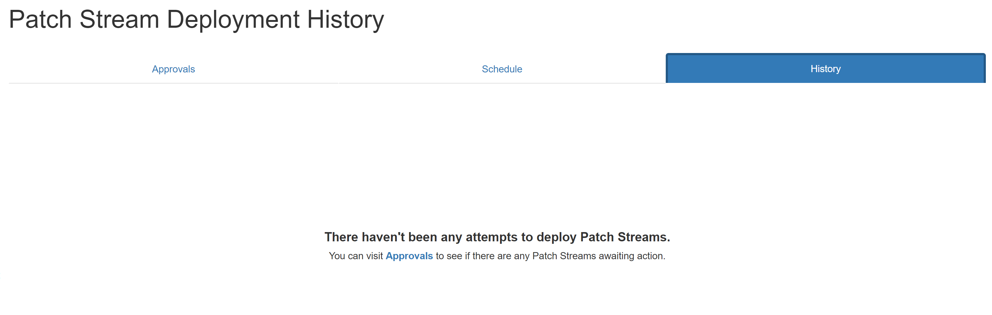 Figure 5: Deployment History